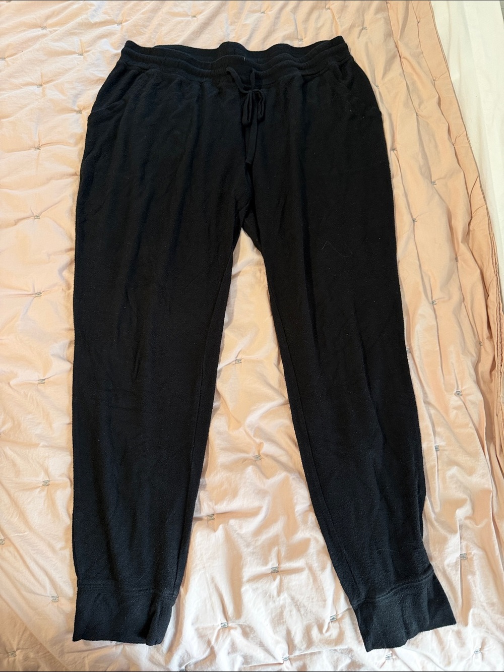 BP Black Knit Joggers with Drawstring Waist